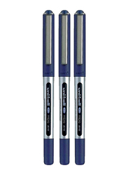 Uniball 3-Piece Eye Micro Rollerball Pen Set, 0.5mm, UB-150, Blue