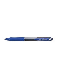 Uniball 12-Piece SN-100(10) Laknock Retractable Ballpoint Pen, 1.0mm, Blue