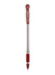 Cello 50-Piece Fine Grip Ballpoint Pens, 0.5mm Set, Red