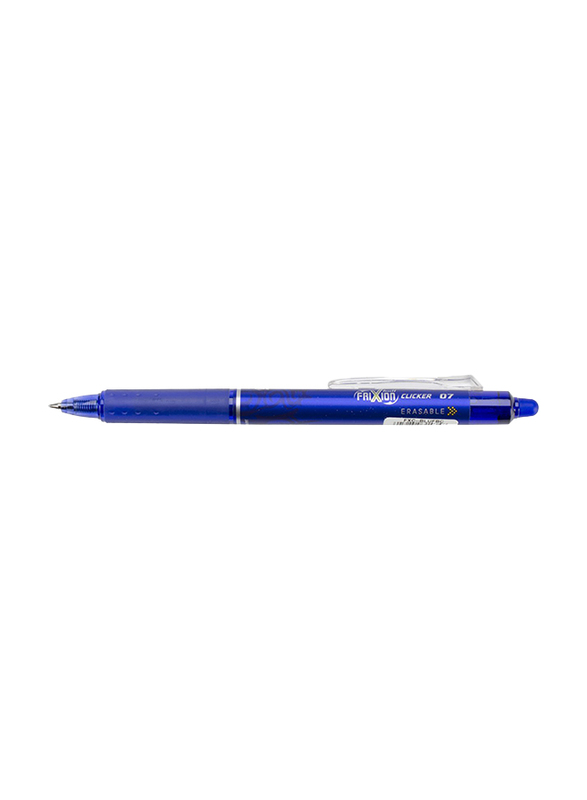 Pilot 12-Piece Frixion Point Clicker Erasable Roller Ball Pen, 0.7mm Set, Blue