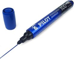 Pilot Bullet Point Permanent Marker Pen, 4.0-4.5mm Tip, SCA-100, Blue