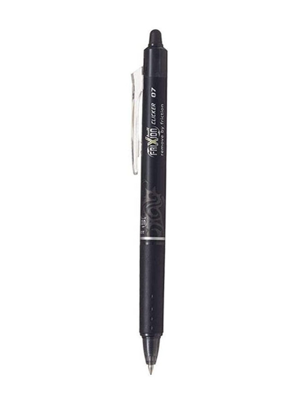 Pilot 12-Piece Frixion Clicker Erasable Pen Set, 0.7mm, Black