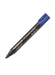 Staedtler Lumocolor Permanent Marker with Broad Chisel Tip Refillable, 350-3, Blue