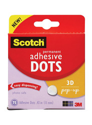 3M Scotch Permanent Adhesive Dots-3D Pop-Up, Multicolour