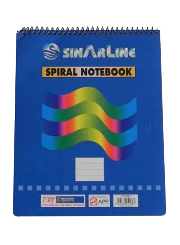 

Sinarline Spiral Notebook, 9 x 7-inch, 6 Pieces, SP03847, Blue