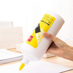 Deli Liquid Glue, CA74913, 1 Liter, Yellow/White