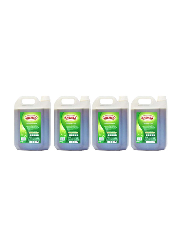 Chemex Antiseptic Disinfectant Liquid, 4 Pieces x 5 Liter