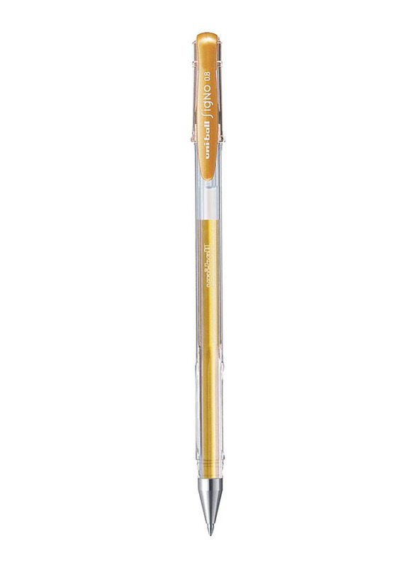 Uniball 6-Piece Signo Gel Pen Set, Gold