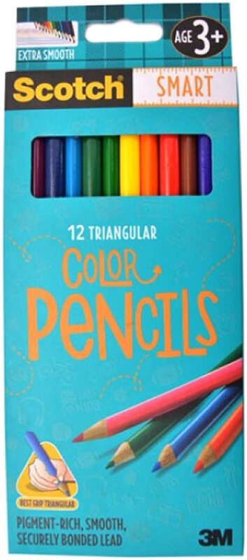 Scotch 24-Piece Colour Pencils, Multicolour