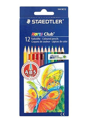 Staedtler 12-Piece Noris Club Coloured Pencil Set, ST-144 NC12, Multicolour