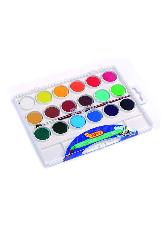 

Jovi 24-Bars Watercolors Plastic Box, 22mm, Multicolor