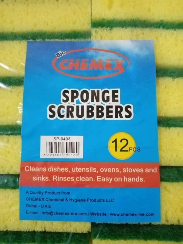 Chemex Sponge Scrubbers, 12 Pieces