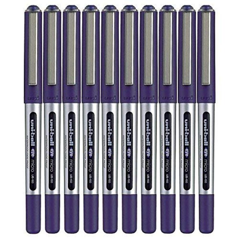 Uniball 10-Piece Gel Ink Pen, 0.5mm, UB-150, Black