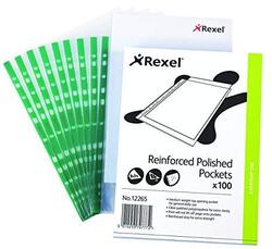 Rexel Top Opening Glass Pocket, A4, Clear