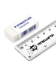 Staedtler 30-Piece Rasoplast Mini Rubber Eraser Set, White