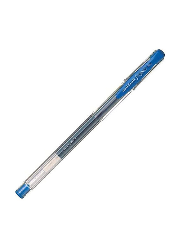 Mitsubishi 12-Piece Signo Tip Rollerball Pen Set, 0.7mm, Blue