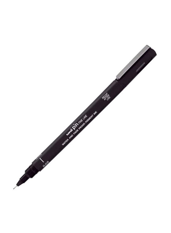 Mitsubishi 12-Piece Art Marker Pen, 5mm, Black