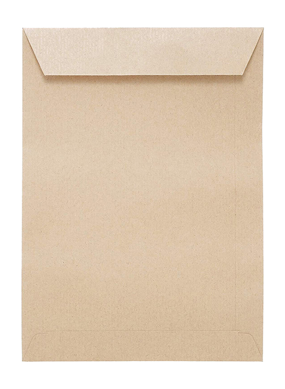 Hispapel Auto Seal Envelope, A5 Size, Brown