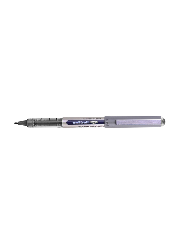 يونيبول قلم حبر سائل آي فاين من 12 قطعة ، طقم 0.5 مم أسود