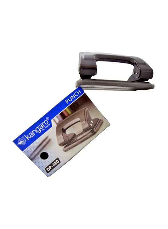 

Kangaro Dp-480 2 Hole Puncher, 12 Sheets Capacity, Black