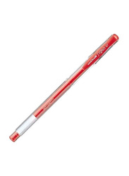 Mitsubishi 12-Piece Uni-Ball Signo Roller Ball Pen Set, 0.7mm, MI-UM100-RD-D12, Red