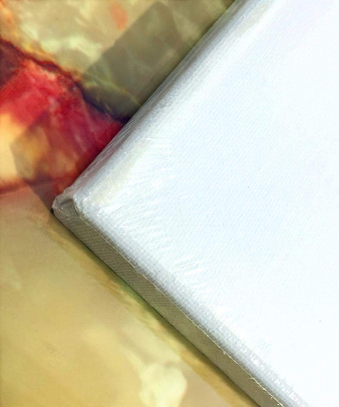 Deluxe Acid Free Pure Cotton Landscape Canvas Art Frame, 45 x 60cm, TCOS-RT01A, White