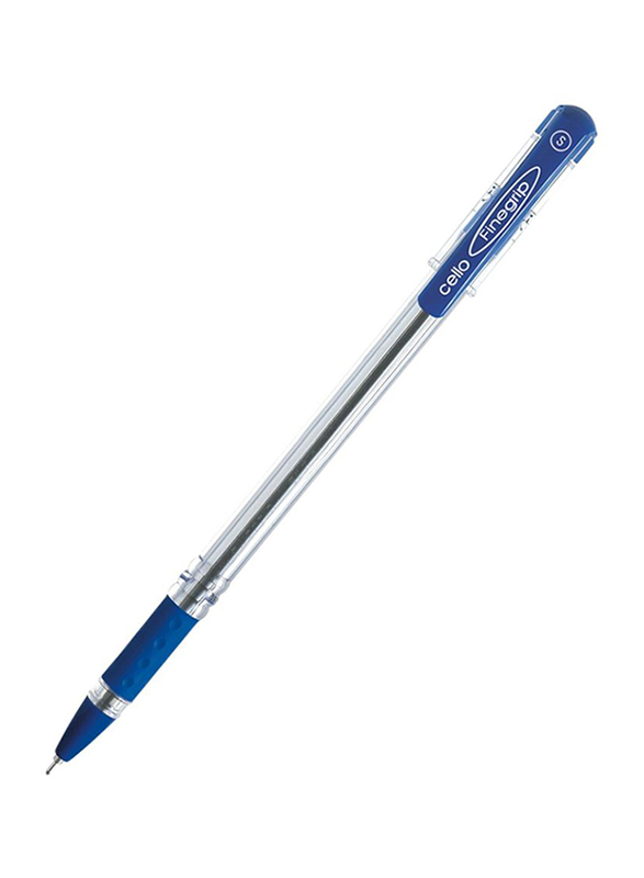 Cello 50-Piece Fine Grip Ball Pen Set, Blue
