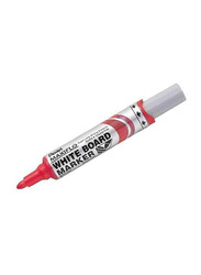Maxiflo 12-Piece Whiteboard Marker Bullet Tip, Red