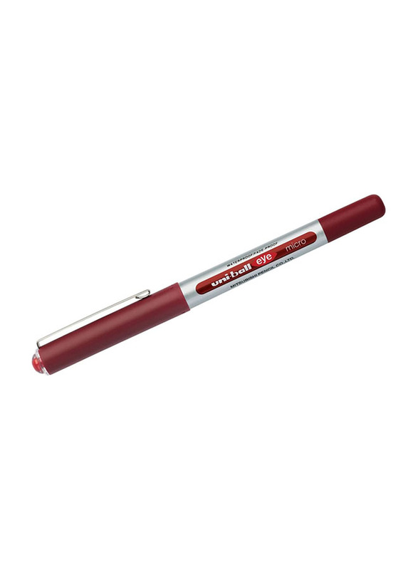 Uniball 12-Piece Eye Micro Rollerball Pen Set, 0.2mm, F045042, Red