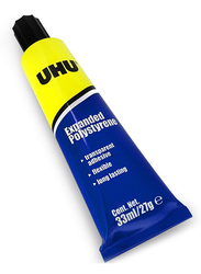 UHU Expanded Polystyrene Glue, 33ml, Yellow