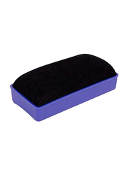Deli 7837 Magnetic White Board Duster, Blue/Black