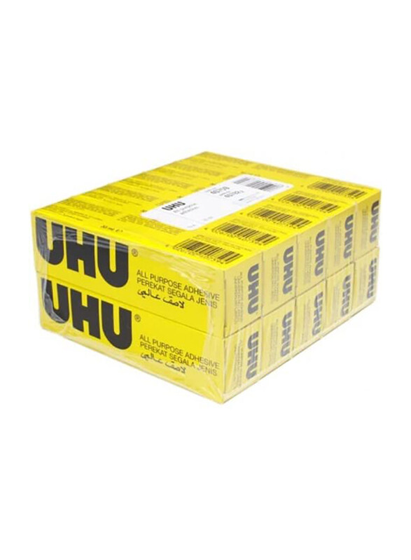 

UHU All Purpose Glue Extra Strong Adhesive Boxed Set, 10 Pieces x 35ml, Clear