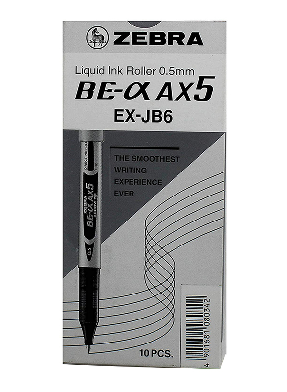 زيبرا قلم حبر جاف 10 قطع ، طقم 0.5 مم ، AX5.0 أخضر