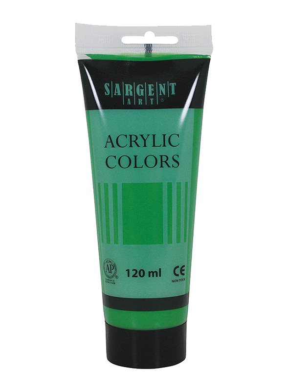 Sargent Art Tube Acrylic Paint, 120ml, Cadmium Green Hue