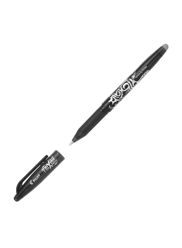 Pilot Frixion Erasable Rollerball Pens, 0.7mm, Black