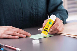 UHU Solvent Free Glue Stick, 40g, Yellow