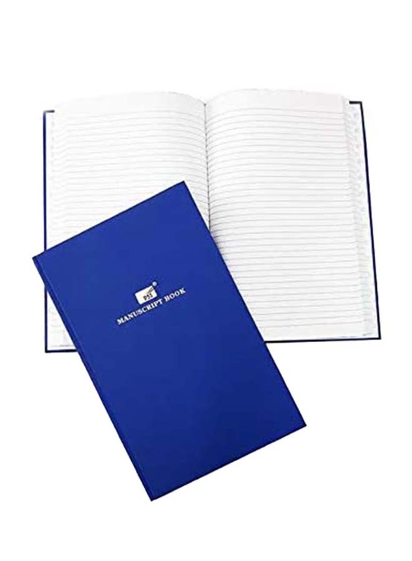 Manuscript Book, F/S Size, 2Qr, Blue