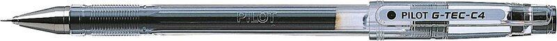 Pilot 4-Piece C4 Gtec Gel Rollerball Tip Pen, 0.4mm, Multicolour