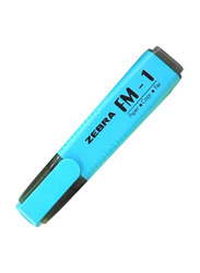 Zebra 12-Piece Highlighter Pen, FM-1, Blue