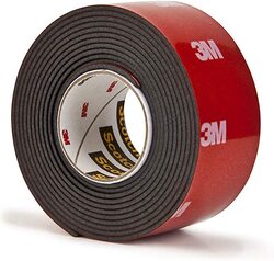 Scotch Extremely Strong Mounting Tape Holds up to 30 Pounds, 1-Roll, 1 x 60-inch, 414P, Black
