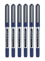 Uniball 6-Piece Eye Micro Rollerball Pen Set, 0.5mm, UB-150, Blue