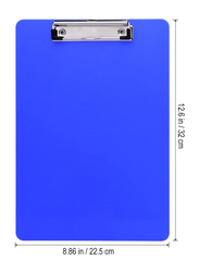 Stobok Plastic Clipboard, 6 Piece, Blue