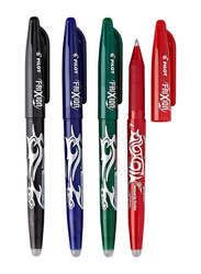 Pilot 4-Piece Frixion Erasable Rollerball Pen Set, Multicolour