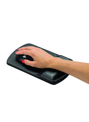 Fellowes Gel Mouse Pad with Wrist Rest, 91741, Graphite