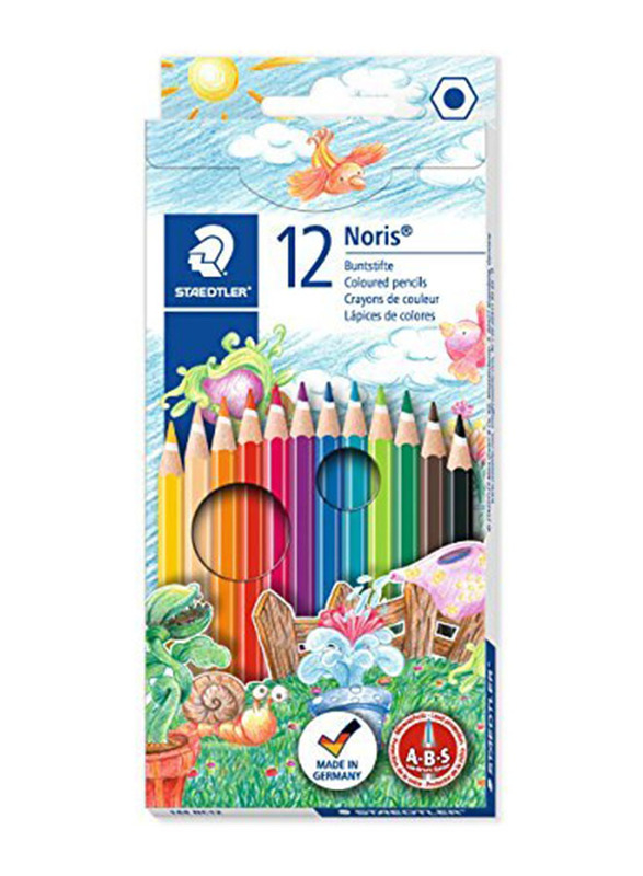 Staedtler Noris Club Colouring Pencils, 12 Pieces, Multicolour