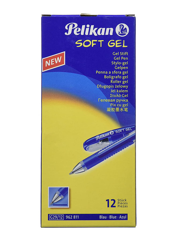 Pelikan 6-Piece Solf Gel Pen, Blue