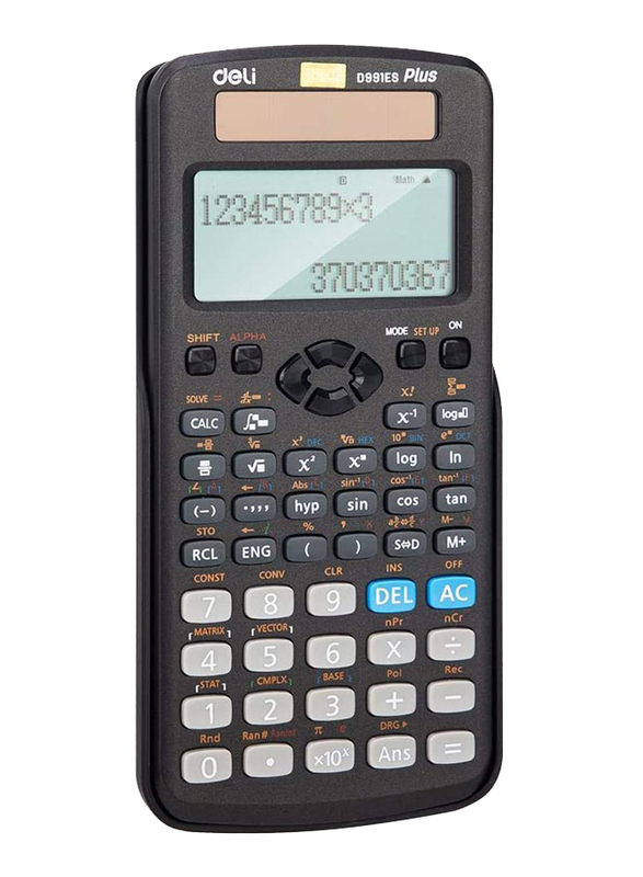 Deli Scientific Calculator, ED991ES02, Black