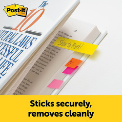 Post-It 6705 Sign Here Tape Flag 100 Sheets, 100 Sheets, Multicolour
