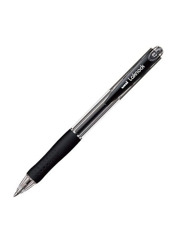 Uniball 12-Piece Laknock Ballpoint Pen Set, 0.7mm, MI-SG100F-BK, Black