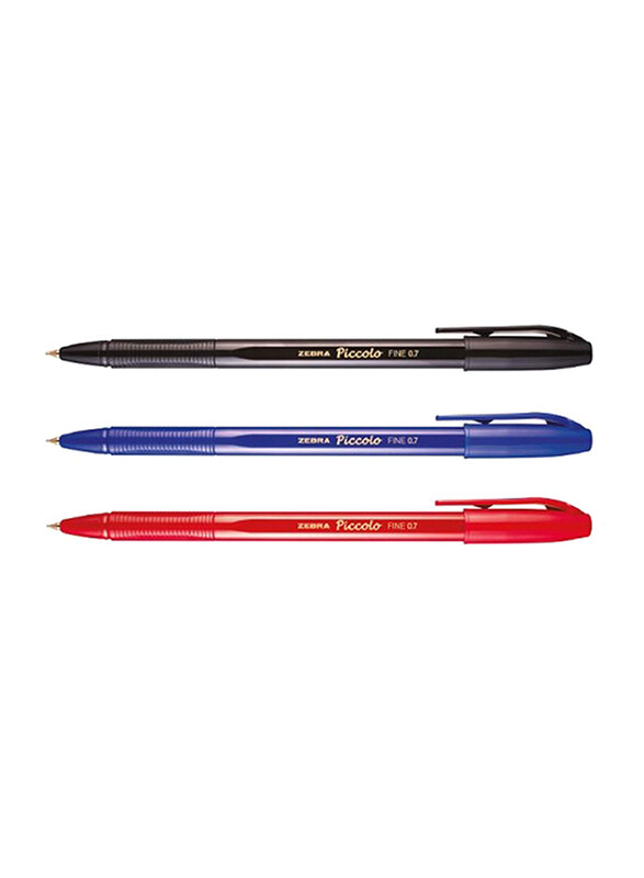 

Zebra 12-Piece Piccolo Ballpoint Pens, 0.7mm Set, Blue